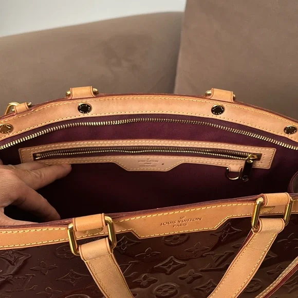 Louis Vuitton Brea GM Rouge Fauviste Vernis - Picture 8 of 15